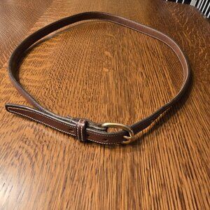 Tory 3/4" English Bridle Leather Belt, size 38